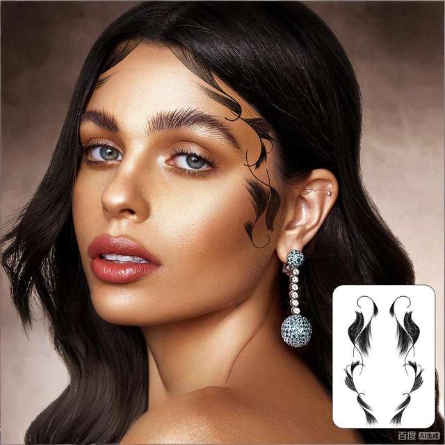 Wholesale Customizable 3D Temporary Paper Tattoo Stickers Wa view 2