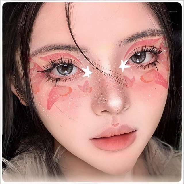 Butterfly Glitter Paper Tattoo Sticker New Chinese Style Fac view 3