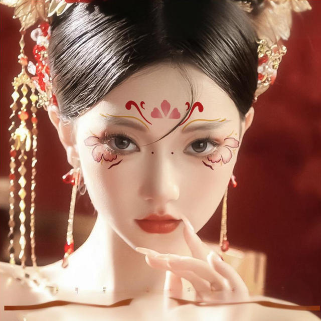 Ancient Style Hanfu Children's Temporary Eco-Friendly R view 2
