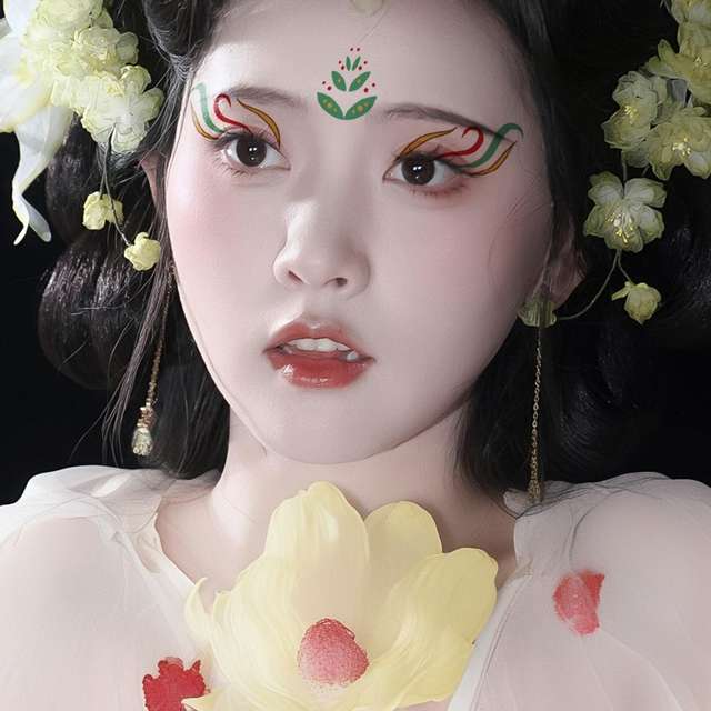 Ancient Style Hanfu Children's Temporary Eco-Friendly R view 5