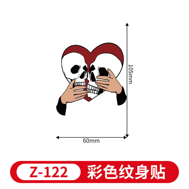 Cartoon Style Daisy Tattoo Sticker Eco-Friendly Paper 5-7 Da view 6