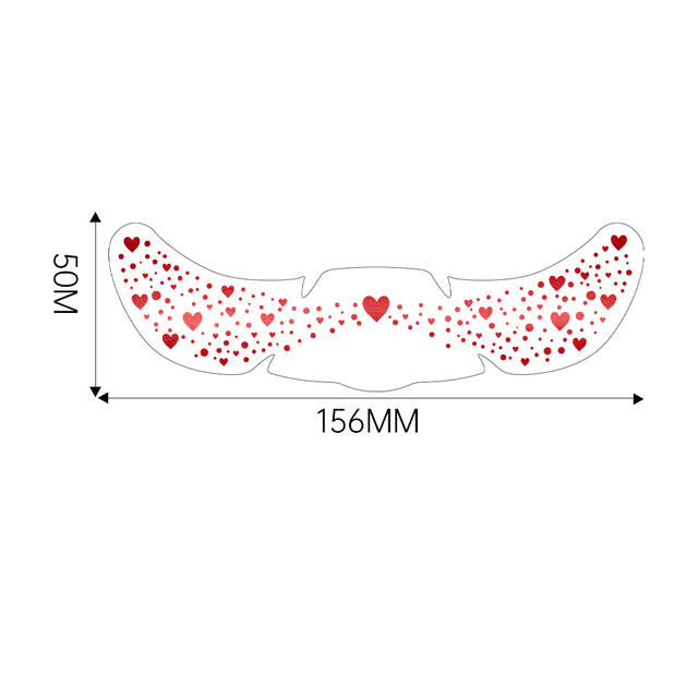 Red Freckle Stickers Face Eco-Friendly Paper Fashionable Per view 6