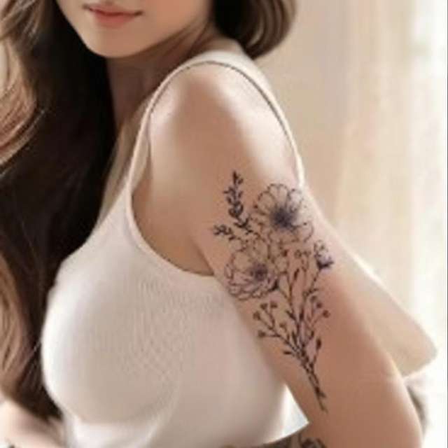 Herbal Juice Paper Eco-Friendly Semi-Permanent Tattoo Sticke view 2