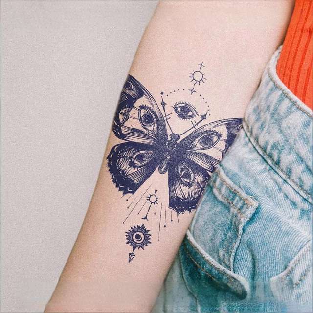 Herbal Juice Paper Eco-Friendly Semi-Permanent Tattoo Sticke view 4