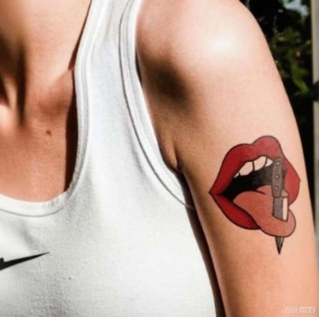 American Style Retro Fresh Eco-Friendly Paper Tattoo Sticker view 3