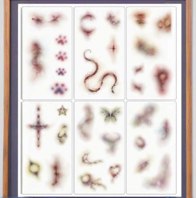 New Personalized Eco-Friendly Bruise Scar Tattoo Sticker Wat view 5