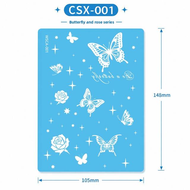 Waterproof Matte White Butterfly Shape Eco-Friendly Paper Te view 6
