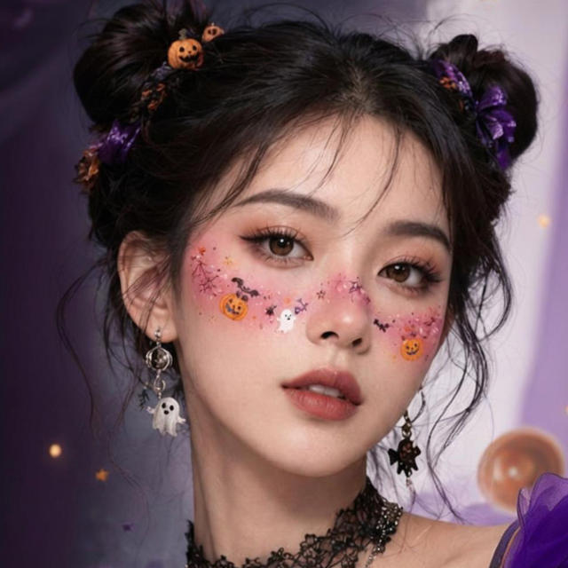 Halloween Temporary Tattoo Stickers Eco-Friendly Water Trans view 3
