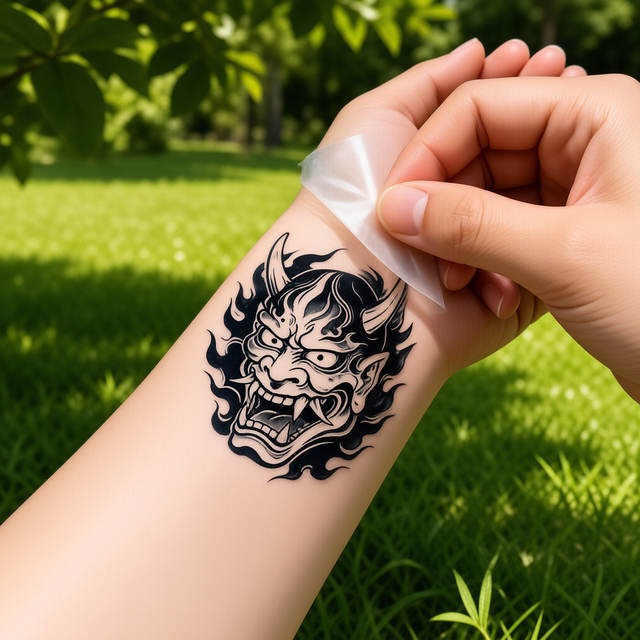 No Water Needed Herbal Temporary Tattoo Sticker Sexy Realist view 3